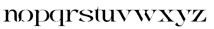 Alrays Bloom Light Font LOWERCASE