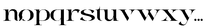 Alrays Bloom Regular Font LOWERCASE