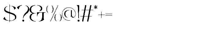 Alrays Bloom Thin Font OTHER CHARS