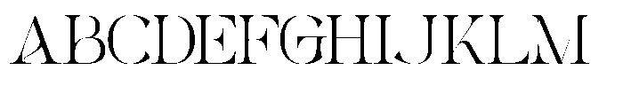 Alrays Bloom Thin Font UPPERCASE