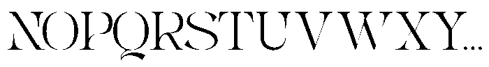 Alrays Bloom Thin Font UPPERCASE