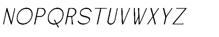 Alsty Zalet Italic Font UPPERCASE