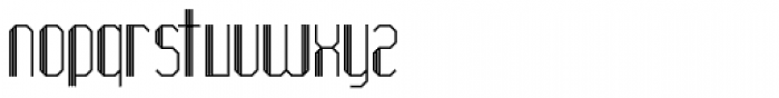 Alt Exline Bold Font LOWERCASE