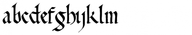 Alt Gothic Font LOWERCASE
