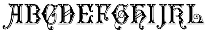 Alt Gotisch Einfach Font UPPERCASE