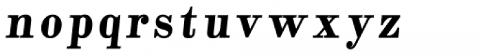 Alta Mesa Fill L Regular Italic Font LOWERCASE