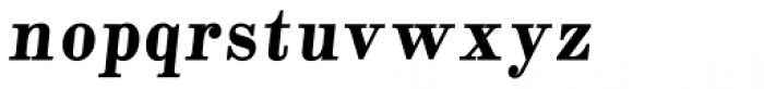 Alta Mesa Fill Regular Italic Font LOWERCASE