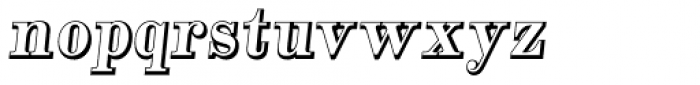 Alta Mesa Open Regular Italic Font LOWERCASE