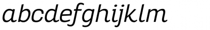 Altair Light Italic Font LOWERCASE