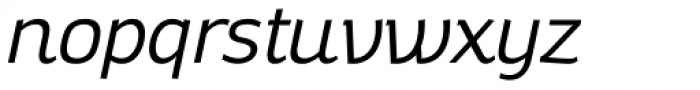 Altair Light Italic Font LOWERCASE