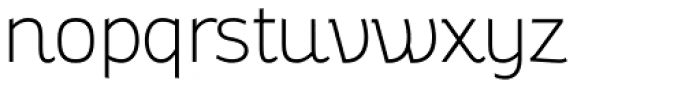 Altair Thin Font LOWERCASE