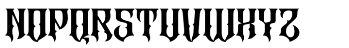 Altar Gothic Regular Font UPPERCASE