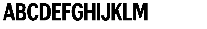 Altavion Black Condensed Font UPPERCASE