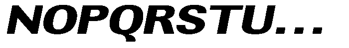Altavion Black Expanded Italic Font UPPERCASE