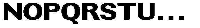 Altavion Black Expanded Font UPPERCASE