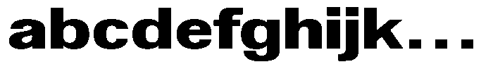 Altavion Black Expanded FONT
