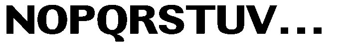 Altavion Black Semi Expanded Font UPPERCASE