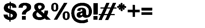 Altavion Black Font OTHER CHARS