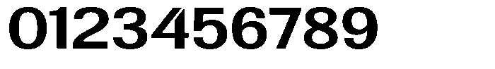 Altavion Bold Semi Expanded Font OTHER CHARS