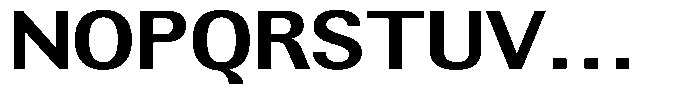 Altavion Bold Semi Expanded Font UPPERCASE