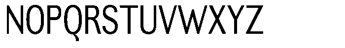 Altavion Condensed Font UPPERCASE