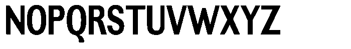 Altavion Extra Bold Condensed Font UPPERCASE