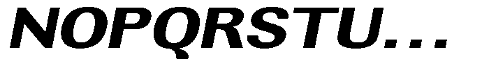 Altavion Extra Bold Exp Italic Font UPPERCASE