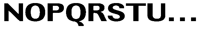 Altavion Extra Bold Expanded Font UPPERCASE