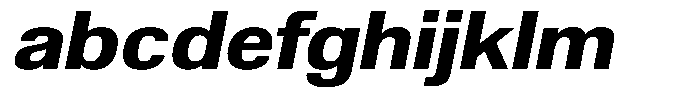 Altavion Extra Bold Sem Exp Italic FONT