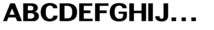 Altavion Extra Bold Sem Exp Font UPPERCASE