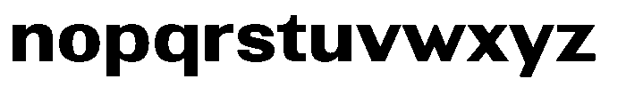 Altavion Extra Bold Sem Exp Font LOWERCASE