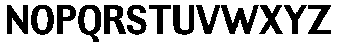 Altavion Extra Bold Semi Condensed Font UPPERCASE