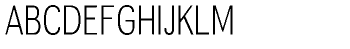 Altavion Extra Light Condensed Font UPPERCASE