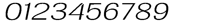 Altavion Extra Light Exp Italic Font OTHER CHARS