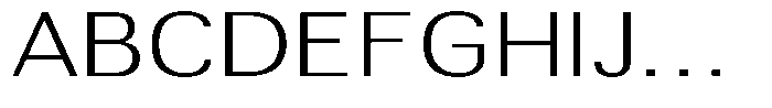 Altavion Extra Light Expanded Font UPPERCASE