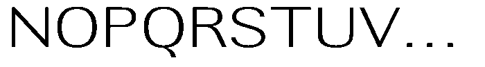 Altavion Extra Light Expanded Font UPPERCASE
