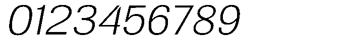 Altavion Extra Light Italic Font OTHER CHARS