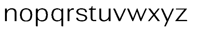 Altavion Extra Light Sem Exp Font LOWERCASE
