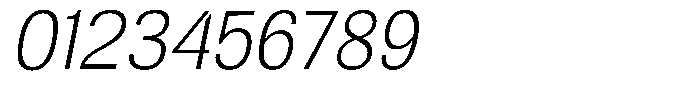 Altavion Extra Light Semi Condensed Italic Font OTHER CHARS