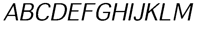 Altavion Light Italic Font UPPERCASE