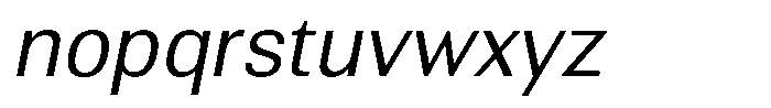 Altavion Light Italic Font LOWERCASE