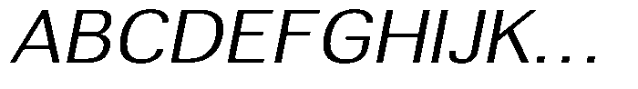 Altavion Light Sem Exp Italic Font UPPERCASE