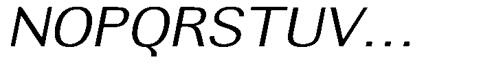Altavion Light Sem Exp Italic Font UPPERCASE