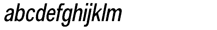 Altavion Medium Condensed Italic FONT
