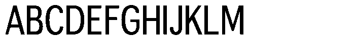 Altavion Medium Condensed Font UPPERCASE