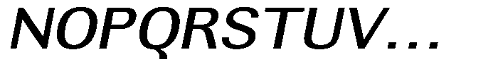 Altavion Medium Sem Exp Italic Font UPPERCASE