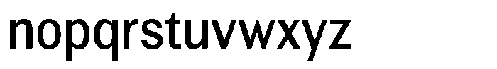 Altavion Medium Semi Condensed Font LOWERCASE