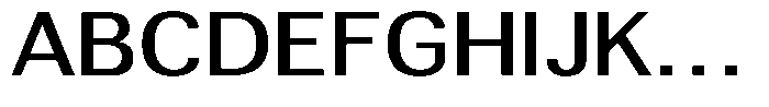 Altavion Medium Semi Expanded Font UPPERCASE