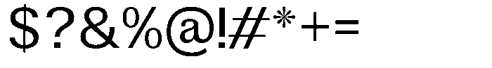 Altavion Regular Font OTHER CHARS
