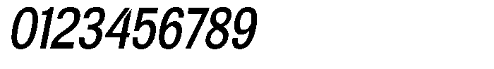 Altavion Sem Bold Condensed Italic Font OTHER CHARS